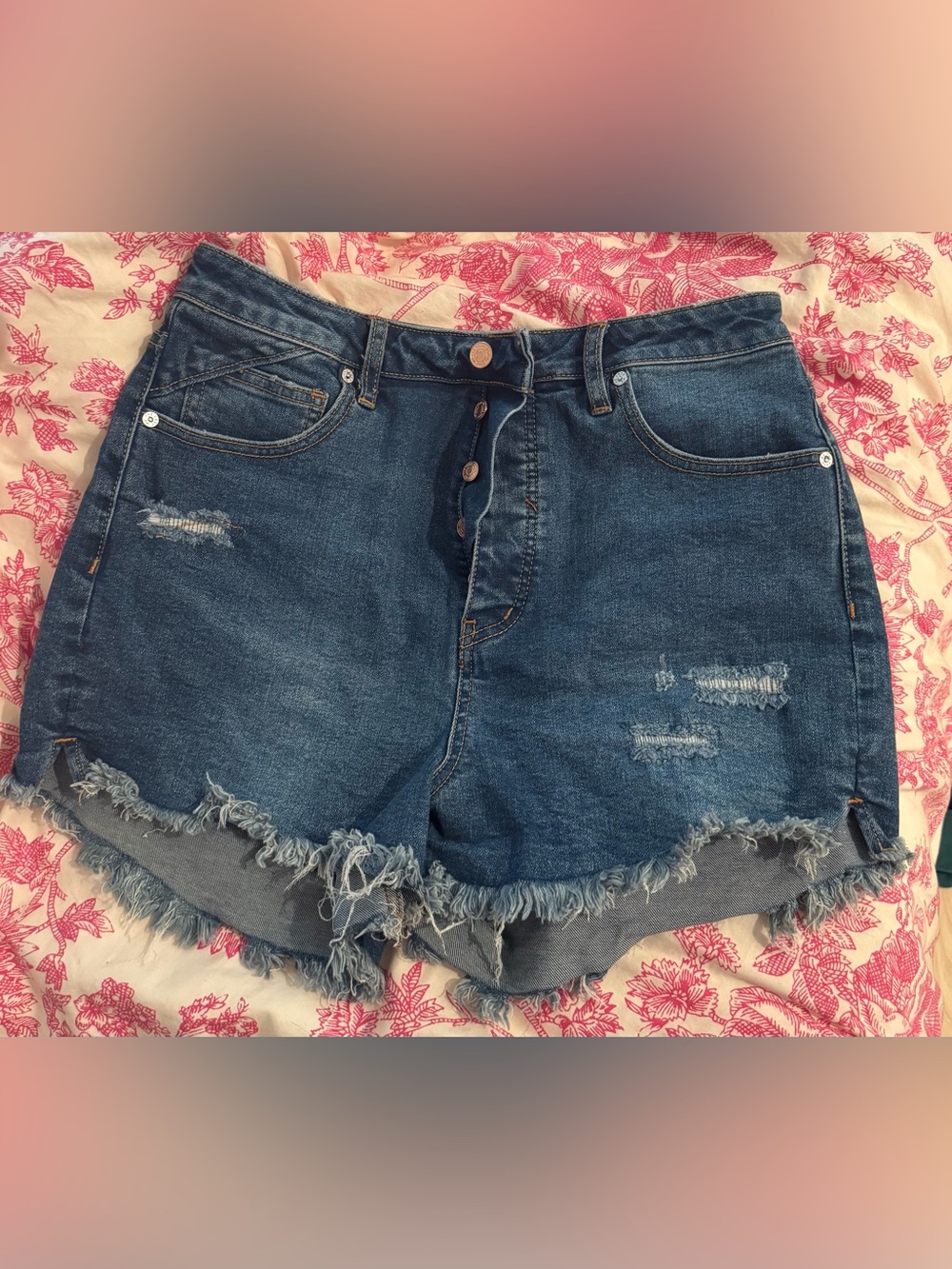 High waisted free people We the Free  Jean Shorts